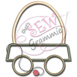 Egg Wagon ONE Applique Design