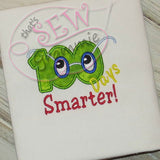 100 Days Smarter Applique Design