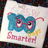 100 Days Smarter Applique Design