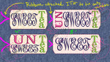 ITH Raggy Tag Tea Time - SMALL set only In the Hoop