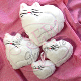 In the Hoop Kitty Heart Cuddler ITH