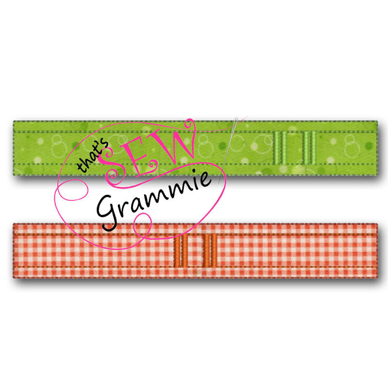 Add A Ribbon 7/8" Embroidery Design
