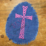 Celtic Cross Applique Design