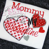 Mommy/Daddy is My Valentine Applique & Embroidery SET