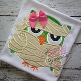 Halloween Owls Applique Design Set
