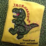 T Rex Applique Design