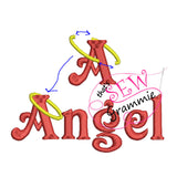 Halo Embellishment Embroidery Design