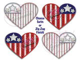 American Love Applique Design