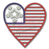 American Love TWO Applique Design