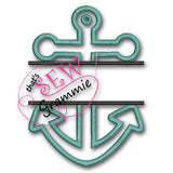 Split Anchor Applique Design