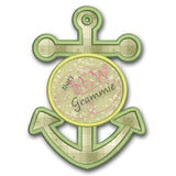 Anchor Font Frame Applique Design