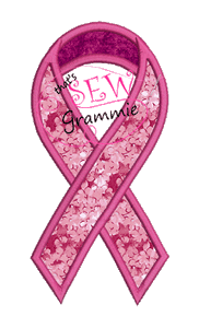 Awareness Ribbon Applique Design