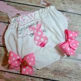 Bunny Front & Back Applique Design