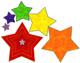 Build-A-Raggy 3D Applique Design set 3 : Chubby Stars