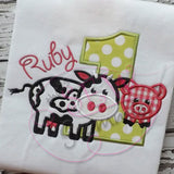 Barnyard Birthday Applique FULL SET 1-6