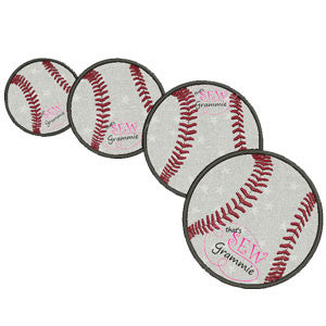 Baseball Softball Applique Design