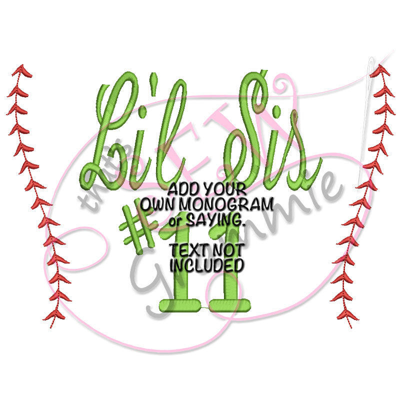 Just Baseball Stitches Embroidery Design