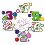 Bouncy Balls Applique Complete Set 1-6