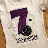 Bowling Number Applique Full Set 3-9