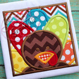 Turkey Box Applique Design