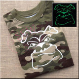 Bulldog Face Embroidery Design