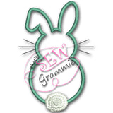 Bunny Front & Back Applique Design
