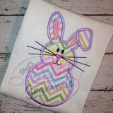 Bunny Front & Back Applique Design
