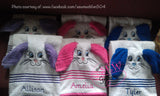 Bunny Faces Embroidery Design for Towels - 6x10 ONLY