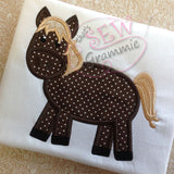 Barnyard Buddy HORSE Applique Design