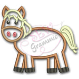 Barnyard Buddy HORSE Applique Design