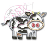 Barnyard Buddy COW Applique Design