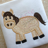 Barnyard Buddy HORSE Applique Design