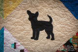 Chihuahua Silhouette Applique Design