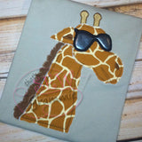 Cool Giraffe Applique Design