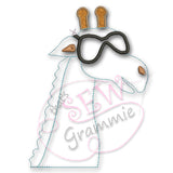 Cool Giraffe Applique Design