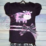 Barnyard Buddy COW Applique Design