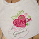 Daddy is My Valentine Applique Design
