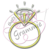 Diamond Ring Applique Design