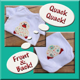 Baby Duck Front & Back Applique