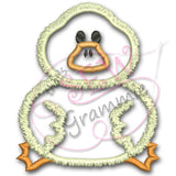 Baby Duck Front & Back Applique