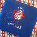 Egg Man Applique Design