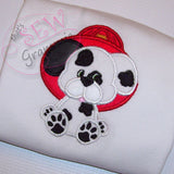 Fire Pup Applique Design