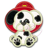 Fire Pup Applique Design