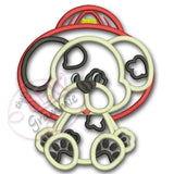 Fire Pup Applique Design
