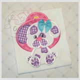 Fire Pup Applique Design