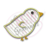 Easter Tulle Bunny & Chick Applique Designs