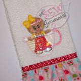 Baking Ginger in Cup Applique Design