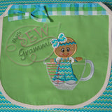 Baking Ginger in Cup Applique Design
