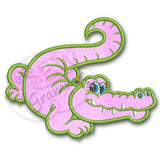 Girlie Gator Toothy Applique Design