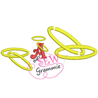 Halo Embellishment Embroidery Design